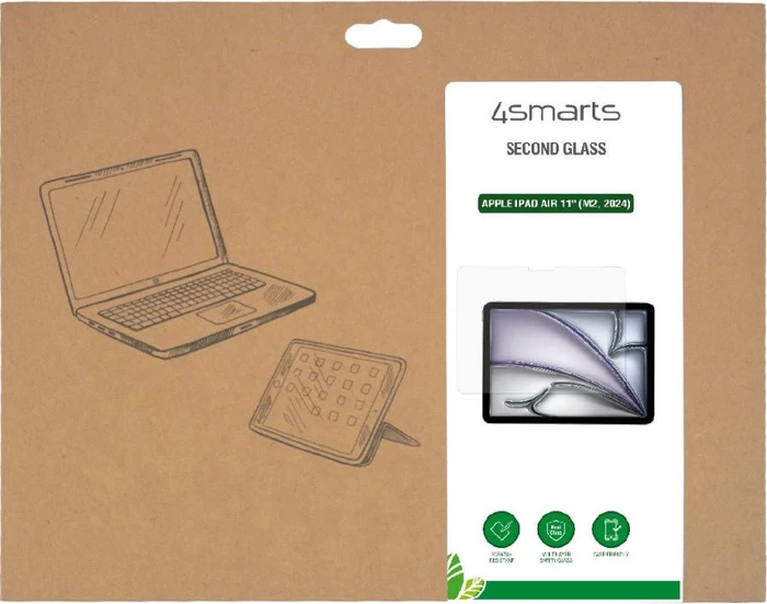 4smarts Second Glass für Apple iPad Air (M2, 2024)