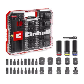 Einhell Impact Steckschlüsselsatz inkl. Werkzeugbox,  32-tlg.
