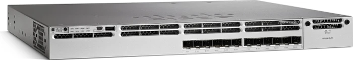 Cisco Catalyst 3850 IP Services Rackmount 10G Managed Stacking Switch, 12x SFP+, 1x Erweiterungsslot