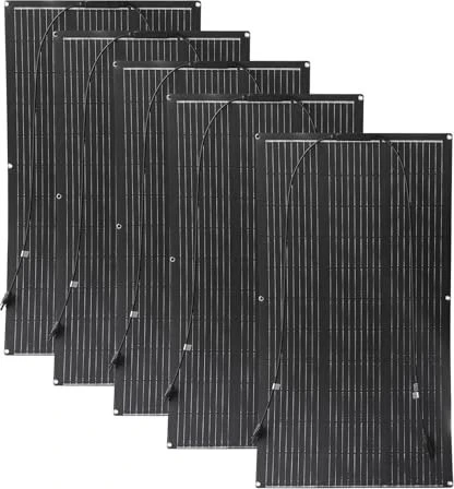 Aysolar 100W 12V Solarpanel Flexibel ETFE, 100Wp, 5 Stück, 500Wp