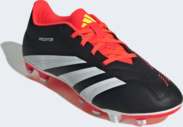 adidas Predator Club FXG core black/cloud white/solar red