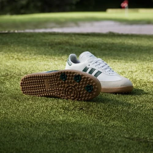 adidas Samba Spikeless Golf cloud white/collegiate green/gum