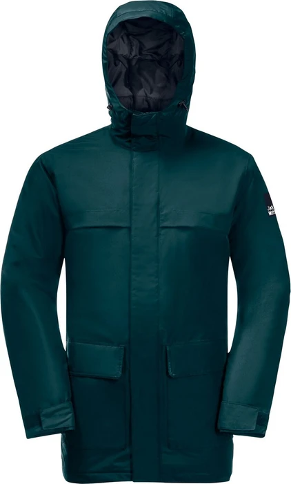 Jack Wolfskin Winterlager Funktionsmantel teal (Herren)