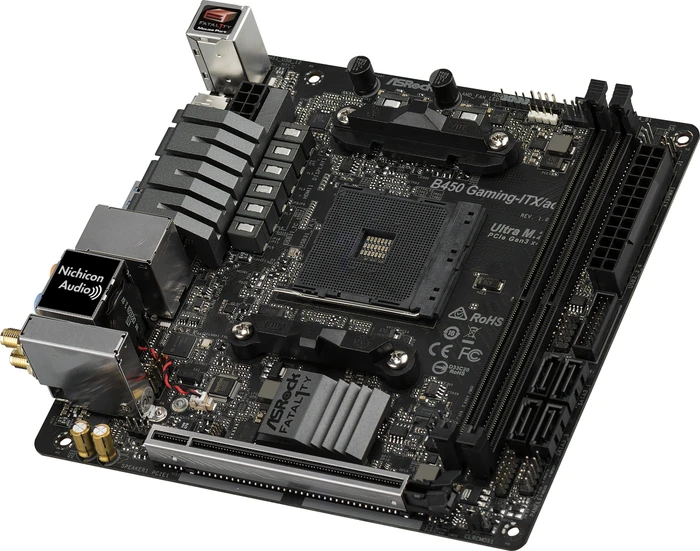 ASRock Fatal1ty B450 Gaming-ITX/ac (AMD AM4)