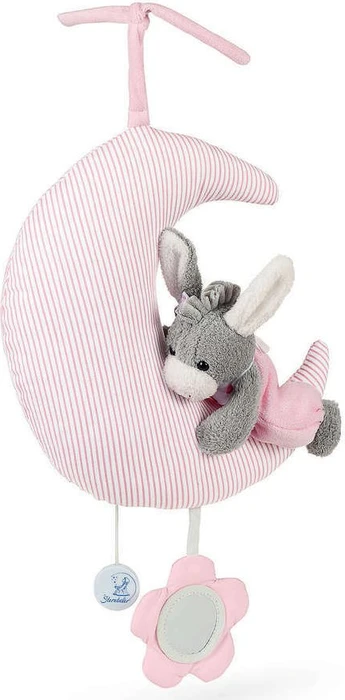 Sterntaler Spieluhr groß Emmi mit Mond 30cm rosa