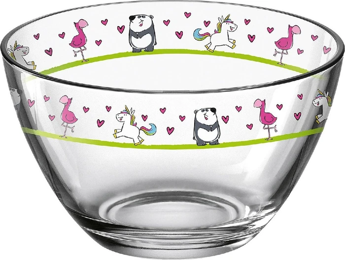 Leonardo Bambini Kinderschale 400ml flamingo, einhorn, panda