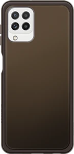 Samsung Soft Clear Cover für Galaxy A22 schwarz