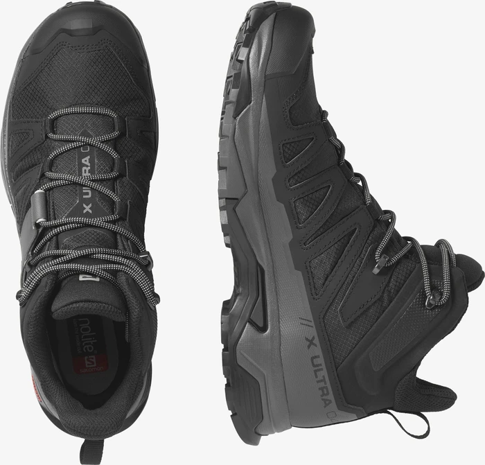 Salomon X Ultra 4 Mid GTX black/magnet/pearl blue (Herren)