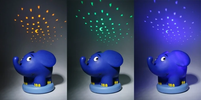 Ansmann Elefant Sternenlicht LED-Nachtlicht/Projektor