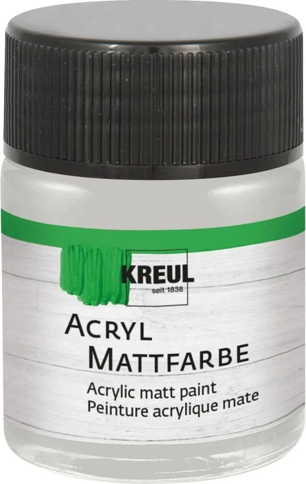 Kreul Acryl Mattfarbe, silber, 50ml