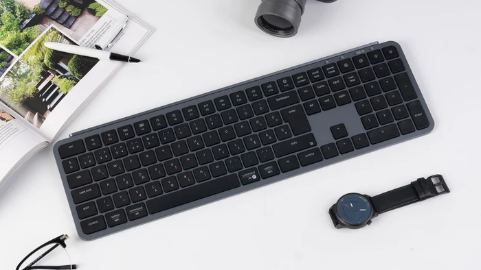 Keychron B6 Pro Ultra-Slim Wireless, Space Gray, USB/Bluetooth, DE