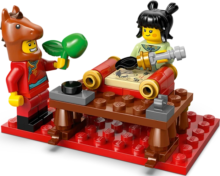 LEGO Leinwand mit Galoppierenden Pferden