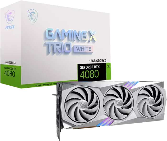 MSI GeForce RTX 4080 Gaming X Trio White 16G, 16GB GDDR6X, HDMI, 3x DP