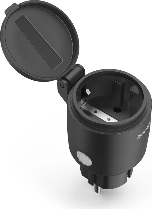 Hama WLAN-Steckdose Outdoor, Smart-Steckdose, schwarz