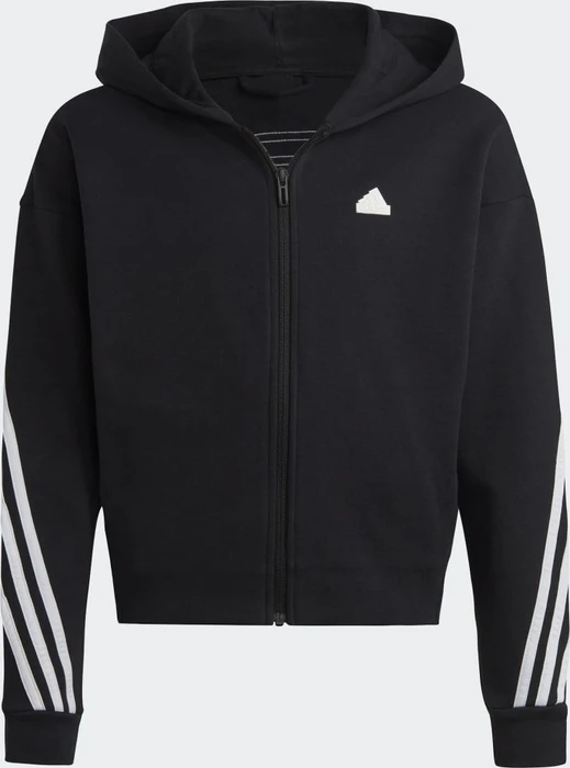 adidas Future Icons 3-Streifen Hoodie schwarz/weiß (Junior)
