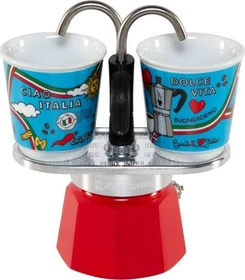 Bialetti Set Mini Express Ciao Italia Espressokanne