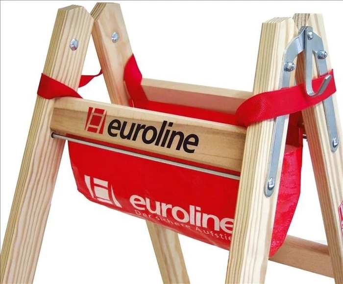 Euroline Werkzeugtasche für Holzleitern rot