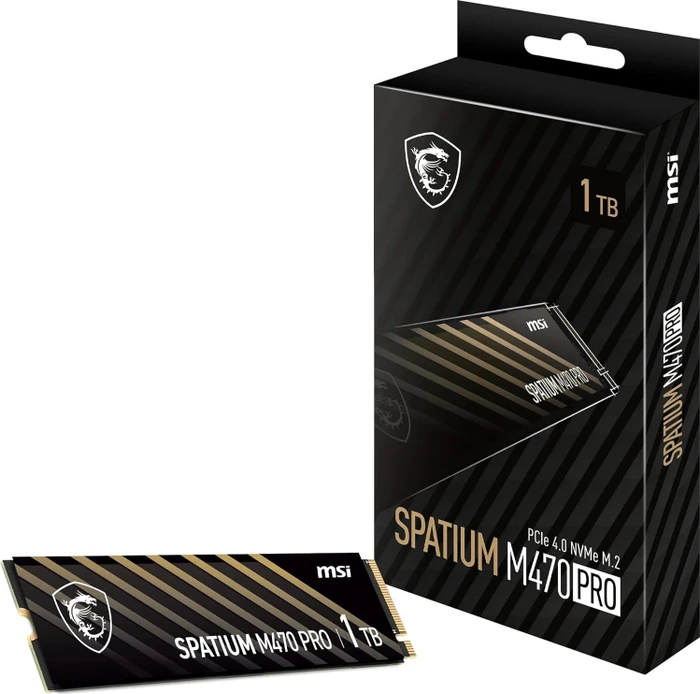 MSI Spatium M470 Pro 1TB, M.2 2280 / M-Key / PCIe 4.0 x4