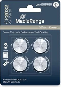 MediaRange CR2032, 4er-Pack