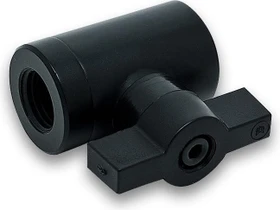 EK Water Blocks EK-AF Absperrhahn 10mm, schwarz