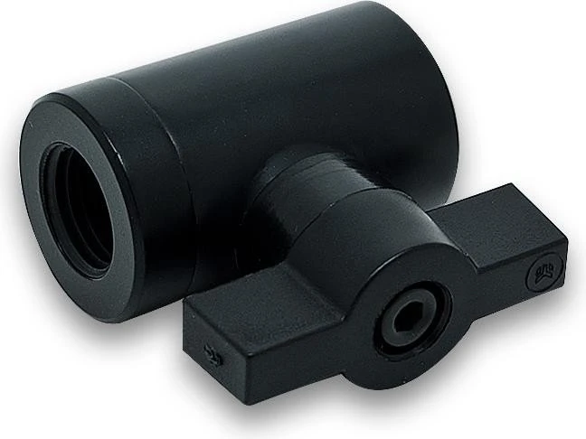 EK Water Blocks EK-AF Absperrhahn 10mm, schwarz