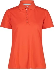 CMP Einfarbiges Pique Poloshirt kurzarm campari (Damen)