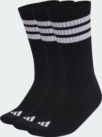 adidas 3-Streifen Cushioned Crew Socken schwarz/weiß, 3 Paare