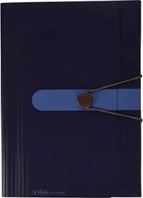 Herlitz easy orga to go Fächermappe Recycling, 12 Fächer, A4, dunkelblau