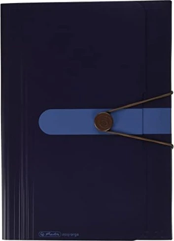 Herlitz easy orga to go Fächermappe Recycling, 12 Fächer, A4, dunkelblau