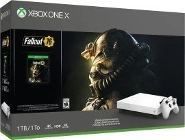 Microsoft Xbox One X - 1TB Fallout 76 Bundle weiß
