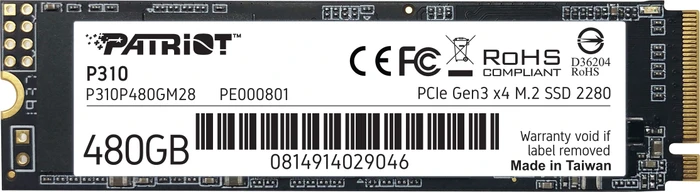 Patriot P310 SSD, M.2