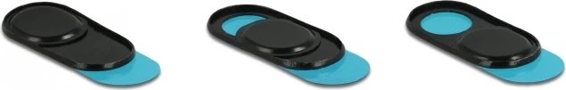 DeLOCK Webcam-Abdeckung, für Notebook, Tablet und Smartphone, 3 Stück