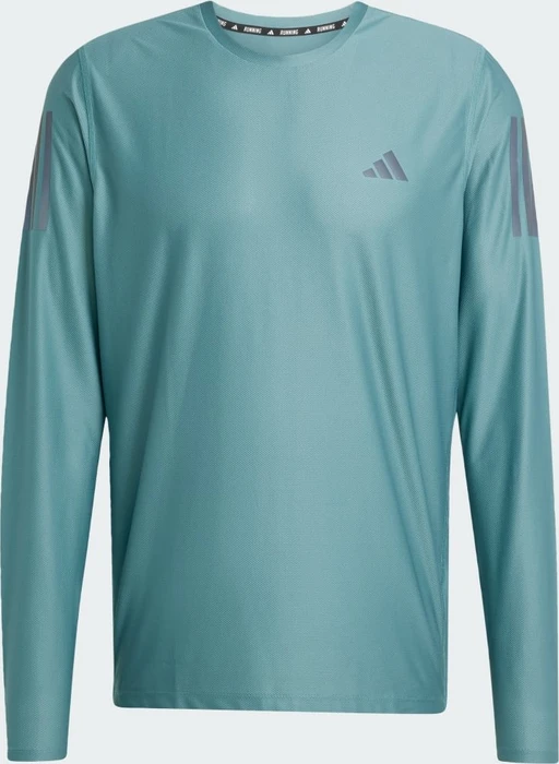 adidas Own The Run Laufshirt langarm preloved teal (Herren)