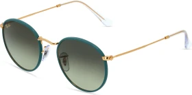 Ray-Ban RB3447JM Round Metal Full Color Legend 50mm green-gold/green-blue gradient