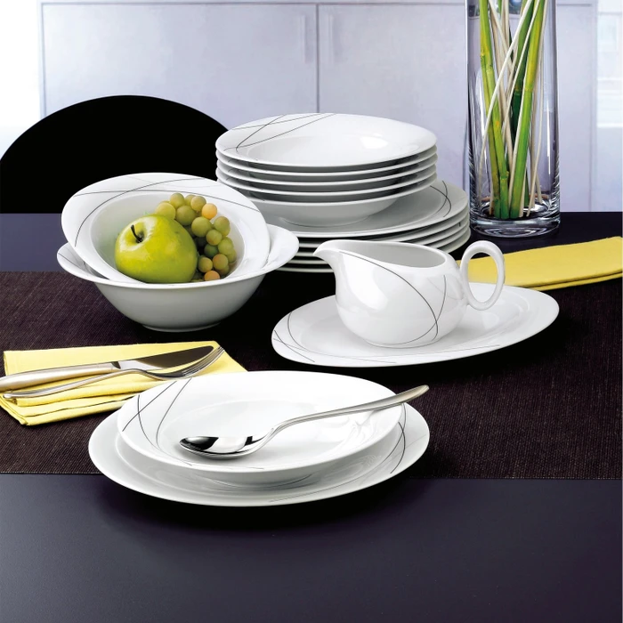 Seltmann Weiden Trio Highline 71381 Tafelservice, 16-tlg.