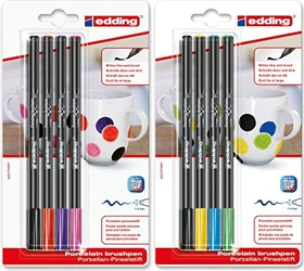 edding 4200 Porzellanpinselstift sortiert, 6er-Set
