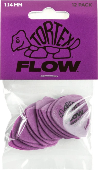 Dunlop Tortex Flow Pick, 1.14mm, 12-Pack