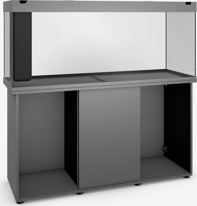Juwel Rio 450 LED Aquarium-Set mit Unterschrank, grau/grau, 450l