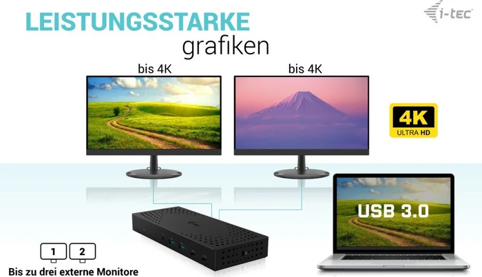 i-tec USB-C Docking Station Gen 2, USB4 [Buchse]