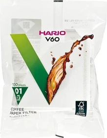 Hario V60 Filtertüten 01 W weiß, 100 Stück