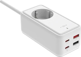 FIXED Charging Strip 2x USB-C/2x USB GaN III 3m Kabel PD 65W weiß