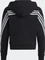 adidas Future Icons 3-Streifen Hoodie schwarz/weiß (Junior) Vorschaubild