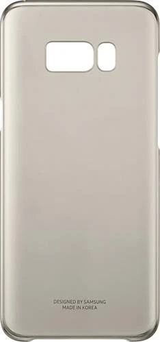 Samsung Clear Cover für Galaxy S8+ gold