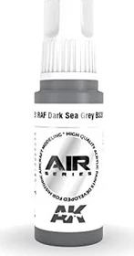 AK-Interactive 3rd Gen Acrylic Colors Air Series RAF dark sea grey bs381c/638, 17ml