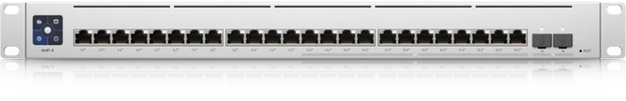 Ubiquiti UniFiSwitch Enterprise 24 Rackmount 2.5G Managed Switch, 24x RJ-45, 2x SFP+, 400W PoE+