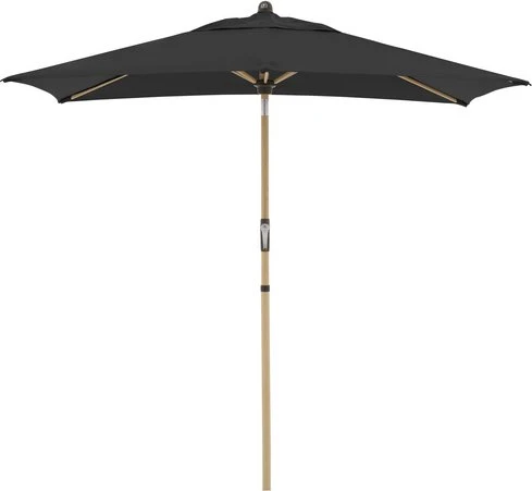 Doppler Alu Wood Ultra Sonnenschirm 210x140cm anthrazit