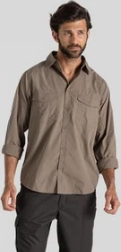 Craghoppers Kiwi Hemd langarm pebble (Herren)