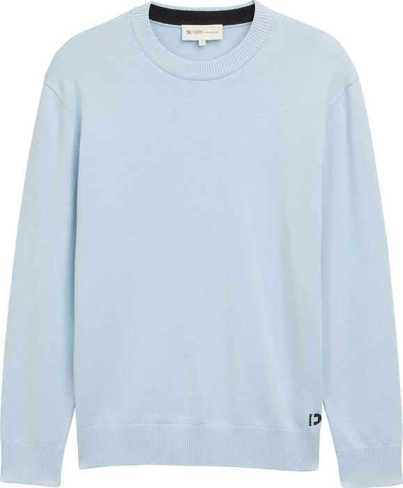 Tom Tailor Basic Strickpullover light metal blue (Herren)