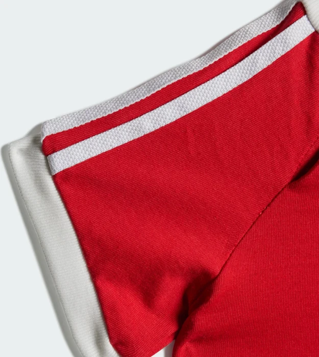 adidas 3-Streifen T-Shirt kurzarm better scarlet (Junior)