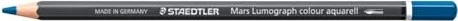 Staedtler Mars Lumograph colour aquarell 104 Aquarellstift petrolblau, Kartonetui, 6er-Pack